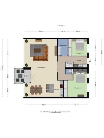 Floor plan - Ms. van Riemsdijkweg 282, 1033 RD Amsterdam 